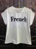 2025 Nova Celebridade da Internet Ins Super Quente Emagrecimento Ombro Caído Doce Cool Camiseta de Manga Curta Solta Feminina Verão Estudante Top Trendy