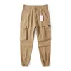 Calça Jogger Cargo Masculina Grossa com Forro de Lã para Inverno Calças Esportivas Casuais Quentes Calças Jogger Versáteis Emagrecedoras