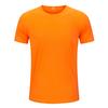HBT 2209# camiseta de algodón para niños de color liso de secado rápido 180g cuello redondo camiseta para niños XYW84 en stock base para hombre es grande