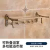 Barra de Toalla Tallada Estilo Europeo Transfronterizo Espacio de Baño Red de Jabón de Aluminio Montada en Pared Retro Estante de Toallas Antiguo al por Mayor