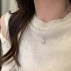 Collar de Estrella de Cinco Puntas con Diamantes Rosas Estilo Dulce y Fresco para Mujer, Nueva Moda, Lujo Ligero, Fresco y Único, Cadena para Clavícula Estilo Chica Popular