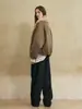 Comercio Exterior Transfronterizo Spot Estilo Europeo y Americano 2025 Invierno Nuevo Moda Femenina Solapa de Piel Botón de Cuerno Abrigo de Algodón para Mujer Invierno