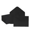 Sobres Engomados Vintage de Papel Kraft/Blanco y Negro para Tarjetas de Felicitación, Postales, Bolsas de Papel de Almacenamiento, Material de Papel Adecuado para Enviar por Correo