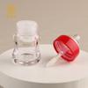 Botella de chupete transparente de 8 ml, gran capacidad, tubo de brillo labial, aceite labial, rubor líquido, botella de muestra pequeña, material de embalaje de plástico
