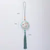 Pansy de Siete Colores Conejo de la Luna Nueva de Mediados de Otoño Colgante con Borla Decoración Caja de Regalo Empaque de Regalo Material para Tienda de Flores DIY