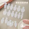 Pegatinas de Silicona para Uñas de Venta Caliente Transfronterizas, Formas para Uñas sin Soporte de Papel, Parches de Gel para Extensiones, Fábrica de Formas para Uñas Francesas