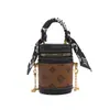 Bolso Transfronterizo para Niños Otoño e Invierno Nuevo Moda Europea y Americana Letra Mini Bolso Cilindro Exquisito Bolso Cruzado de Cadena para Niñas Moderno