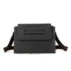Bolsa de Lona Masculina Personalizada Cor Lisa Simples Grande Capacidade Tendência Casual Bolsas de Ombro Bolsas Transversais Elegantes para o Dia a Dia