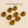 8mm Hebilla de Piña de Tres Capas Material para Pulsera DIY Accesorios de Joyería Tejidos a Mano Nudo de Piña Cuerda Collar Cuerda de Mano