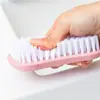 Cepillo para estribo doméstico multifuncional de cerdas suaves cepillo para lavar zapatos cepillo de limpieza multiusos de plástico fabricante venta al por mayor