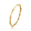 Nuevo Pulsera de Bambú Cepillado Retro Estilo Chino para Mujer, Diseño de Nicho de Lujo Ligero, Pulsera Pulsera de Temperamento de Moda de Gama Alta