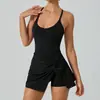 Vestido Cruzado Europeo y Americano con Diseño de Nudo Retorcido Antiexposición, Espalda Hueca Cruzada, Pantalones Falda Deportivos de Tenis para Fitness