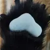 Estilo kig garra de bestia ajustadas garra guantes peludos producto terminado multicolor incluyendo guantes finos ribete cos lindo