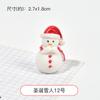 Papai Noel boneco de neve faça você mesmo creme cola capa de telefone material bolsa acessórios de cabelo artesanais acessórios de resina caseiros