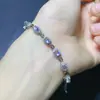 Pulseira de Pedra da Lua Natural Corrente de Prata Esterlina 925 Pulseira Feita à Mão Joias de Luxo Joias para Mulheres Atacado Dropshipping