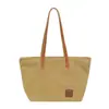 Bolsa tote de lona vintage de grande capacidade para mulheres, novo modelo 2026, bolsa de ombro casual e simples, bolsa de axila para o dia a dia