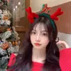 Acessórios de tiara para cabeça de Natal, tiara com galhos de veado, acessórios de cabelo de veado, decoração de Natal