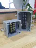 Caixa de Junção à Prova de Explosão de Alumínio Fundido para Exterior com 3 Vias, Caixa de Fios de Metal para Alimentação de Motor, Caixa de Junção à Prova d'Água com Terminais IP66