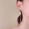 Pendientes de Borla Larga Chinos Nuevos "Agitar en un Paso" Femeninos. Diseño nicho arete clip de oreja de alto sentido al por mayor