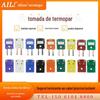 Conector de termopar tipo K conector de termopar soquete de painel SMPW-K-M/K/T/J/N/U/E-M/F