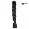 Xuchang Peruca Acessórios de Cabelo Seda de Alta Temperatura Trança Grande Africana Jumbobraid Fibra Química Colorida Montagem Mista Venda Quente Dreadlocks