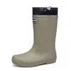 Botas de chuva da moda para pais e filhos, de cano médio, unissex para crianças e pré-adolescentes, impermeáveis e antiderrapantes, adequadas para atividades ao ar livre e caminhadas