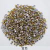 Pedras de Resina Strass Flatback Redondo Iridescente Gelatina Strass AB DIY Capa de Celular Strass Autocolante Acessórios de Joalheria Strass Coloridos para Unhas