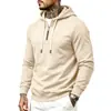 Sudadera con capucha y cremallera de forro polar para hombre 2026 Otoño Invierno Casual con capucha Patchwork Holgada Ropa de abrigo para hombre Hombre
