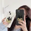 Lista Transfronteiriça Caveira Chama Negra Coração Silicone Capa de Celular para Apple 17Pm Iphone16 Fosca Macia