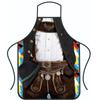 Fabricantes delantales transfronterizos al por mayor comercio electrónico de exportación explosiones Oktoberfest delantales para hombres y mujeres ropa de trabajo sucia