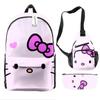Mochila Hello Kitty Mochila Escolar para Niña de Primaria Mochila Hello Kitty de Gran Capacidad para Niña