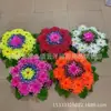 Corona de Flores Pequeñas Qingming Rey Hongfu Corona de Flores Pequeñas 50cm Corona de Flores Qingming Suministros Funerarios Mayoreo