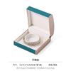 Caja para Pulsera Anillo Collar de Cuero Cepillado Transfronteriza Caja de Joyería Curvada Personalizada Embalaje de Joyería de Alta Gama