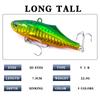 Isca Luya arremessos longos VIB submerso 7.3cm/22.5g simulação metal chumbo peixe isca artificial equipamento de pesca marinha