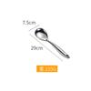 Venta caliente transfronteriza juego de utensilios de cocina espátula cuchara de acero inoxidable 304 colador pala para freír anti-quemaduras antiadherente pala para vallas agarrador de polvo