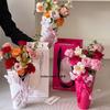 Florería tubo pequeño para flores flor belleza arreglo floral plegable barril caja creativa para arreglos florales materiales de embalaje para flores mayoreo