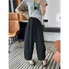 ¡Ligero y suave! ~ Pantalones de verano finos de Tencel de tacto fresco para mujer, talla petite, pantalones casuales holgados de pierna ancha cropped