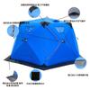 Tienda de Pesca en Hielo Boca de Chimenea Hexagonal Camping Engrosada Resistente al Frío Camping al Aire Libre Tienda de Algodón Tienda de Pesca de Invierno