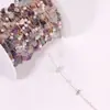 Corrente DIY Corrente de Pérolas Irregulares Naturais Corrente de Cobre Conserva-Cor Pulseira Colar Acessórios para Roupas