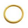 Pulseira Dourada Estilo Antigo, Bracelete Dourado Areia para Mulheres, Anel Liso Dourado de Imitação, Pulseira Banhada a Ouro de Herança Sólida para Casamento, Joias Meilong