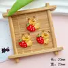 Capibara Lindo Resina Dibujo Animado Pasador Accesorios para el Cabello Parche Zapato de Madera Decoración DIY Accesorio Llavero Colgante Accesorio