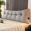 Almofada triangular cinza escuro para cabeceira, almofada de cama, travesseiro macio de suporte lombar para quarto de dormitório, encosto grande para tatame, não precisa remover e lavar