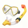 Máscara de Snorkel, Conjunto de Tubo de Respiração Totalmente Seco, Óculos de Natação para Adultos, Óculos de Mergulho Anti-Embaçante