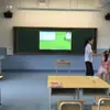 Conferencia de Enseñanza Multimedia Escolar Máquina Todo en Uno Pizarra Deslizante Aula Pizarra de Escritura Móvil Izquierda y Derecha 1.3X4.2M