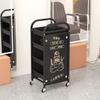 Carrinho de Barbearia Uso Salão de Cabeleireiro Armário de Ferramentas de Barbearia Carrinho de Ferramentas para Permanente e Tintura Carrinho Móvel para Salão de Permanente