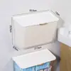 Caja de Almacenamiento de Toallas Sanitarias para Baño, Portarrollos de Papel Higiénico Impermeable Montado en la Pared del Inodoro, Instalación sin Taladro