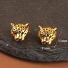 Cabeza de Leopardo Cuentas Aleación Accesorios para Joyería DIY Plata Tibetana Aleación Cabeza de Guepardo Cuenta Recta Pulsera Cuentas