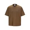 Camiseta de Verano Rumeng Nueva Creativa Estampada Cuello Redondo Manga Corta para Hombre Casual Holgada de Marca Moderna Camiseta de Media Manga