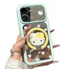 El Soporte de Espejo para Gato se vuelve compatible con el Estuche Cielo Estrellado Dopamina para iPhone 17promax 16 de Apple