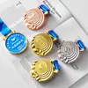 Medallas de Metal y Cristal Personalizadas para Estudiantes, Escuelas, Competiciones de Maratón, Grabado de Medallas de Oro, Fabricación de Premios, Producción de Regalos Empresariales